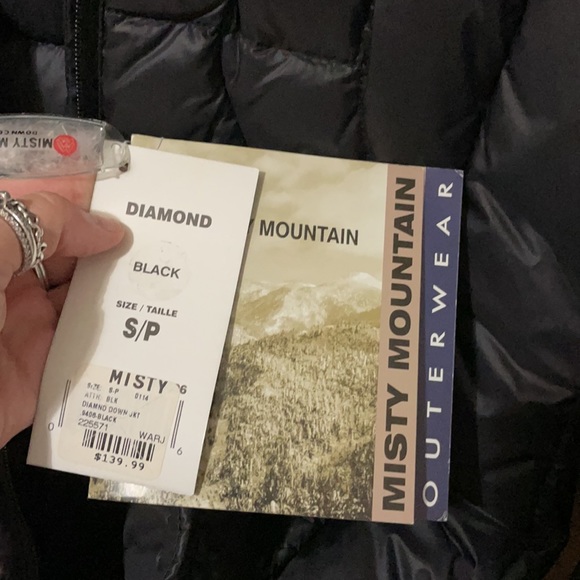Black Misty Mountain puffer jacket - Picture 3 of 3